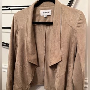 Faux suede jacket